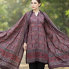 Original Handmade Sindhi Ajrak Silk 2-Piece Suit – Maroon Heritage Edition